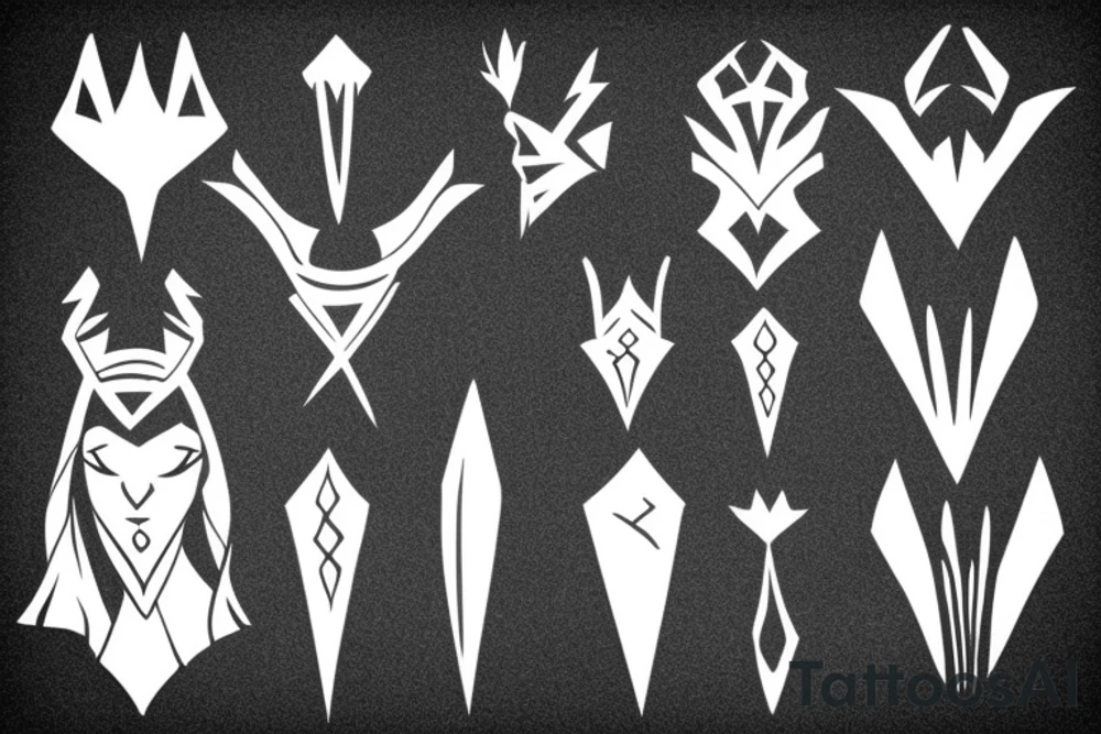 scepter tattoo idea