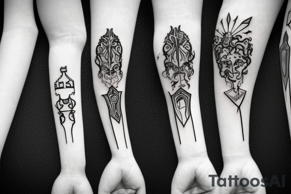 scepter tattoo idea