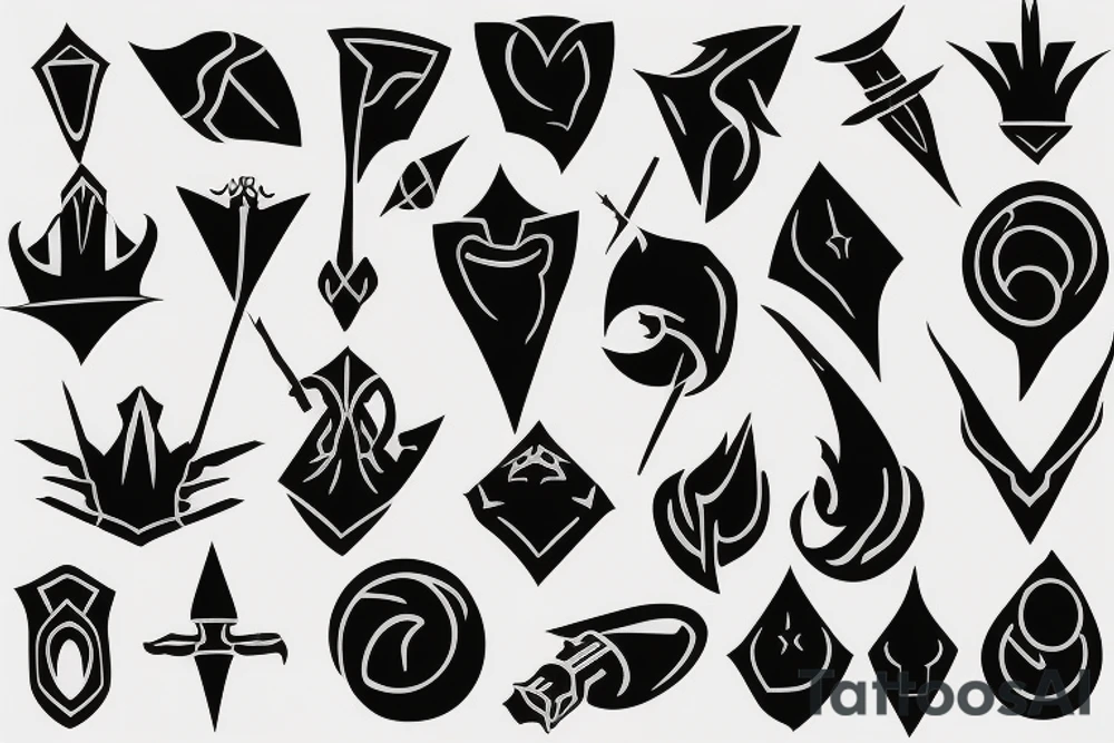 scepter tattoo idea