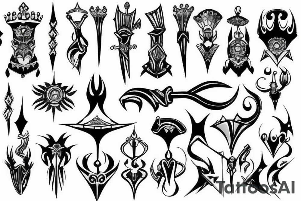 scepter tattoo idea