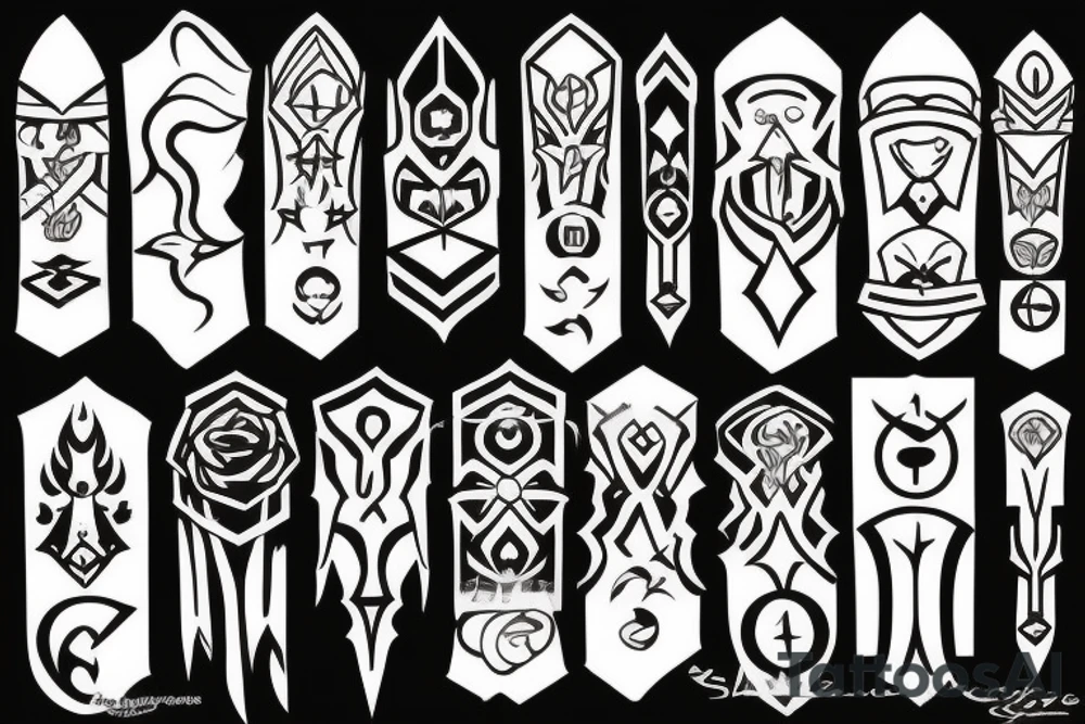 scepter tattoo idea
