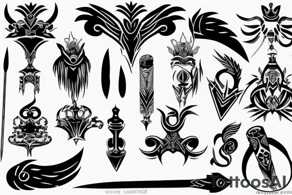scepter tattoo idea