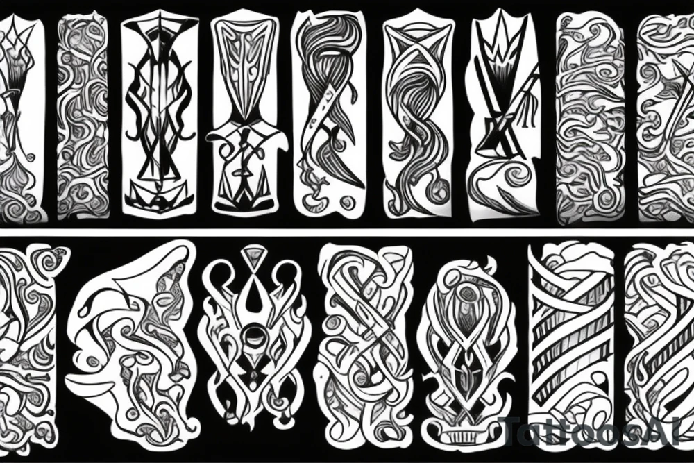 scepter tattoo idea