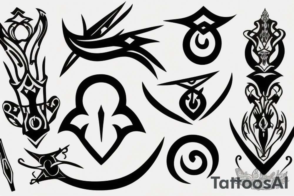 scepter tattoo idea