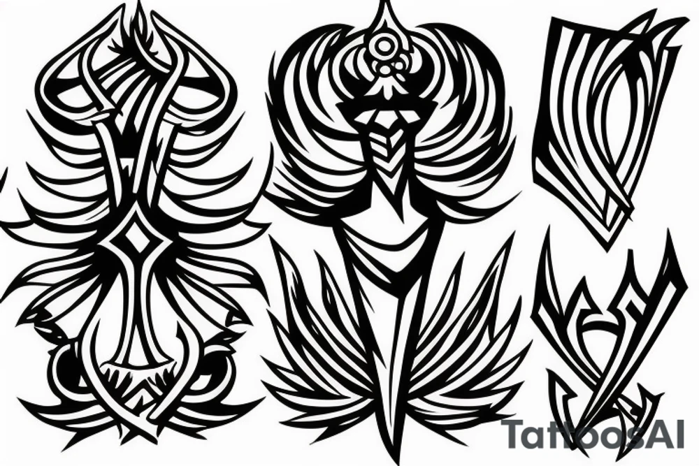 scepter tattoo idea