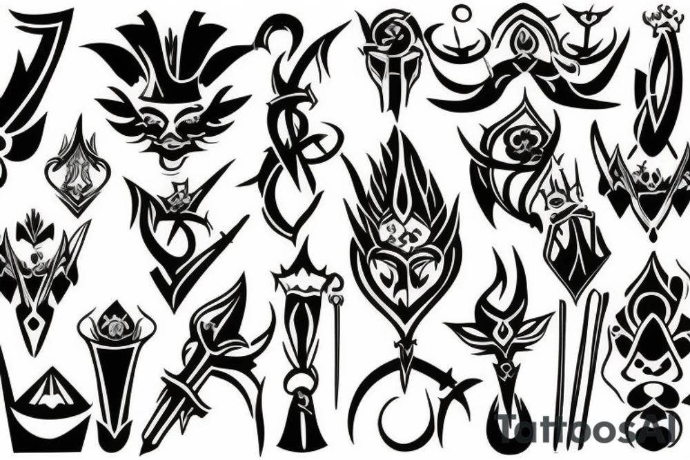 scepter tattoo idea