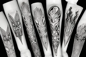 scepter tattoo idea