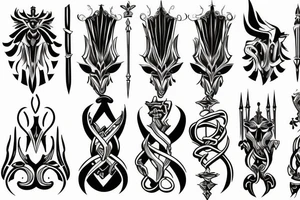 scepter tattoo idea