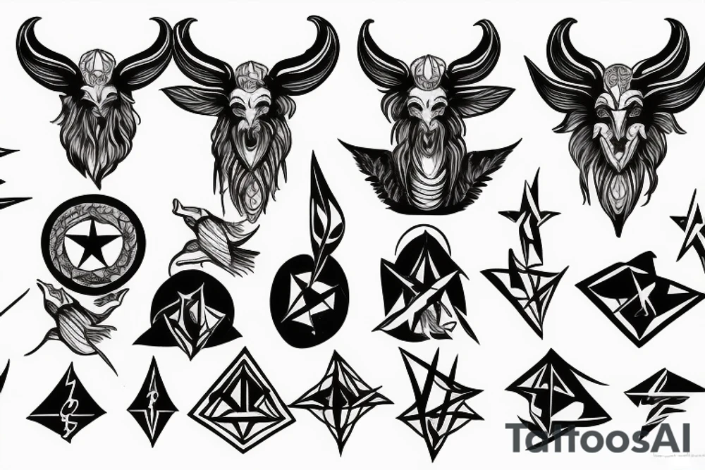 baphomet tattoo idea