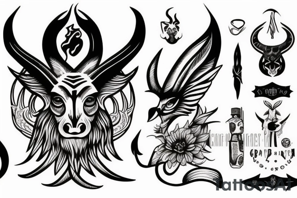 baphomet tattoo idea