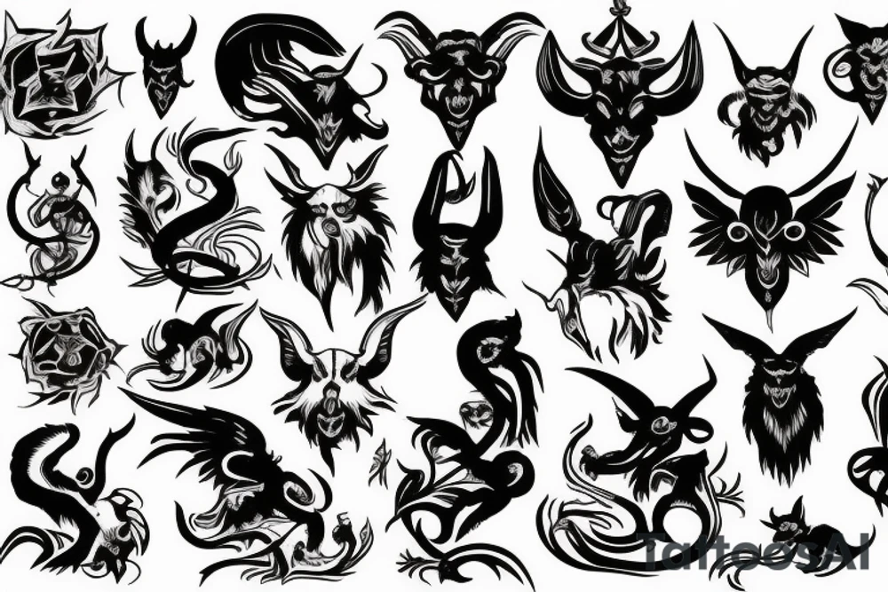 baphomet tattoo idea