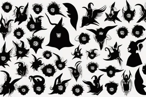baphomet marilyn monroe tattoo idea