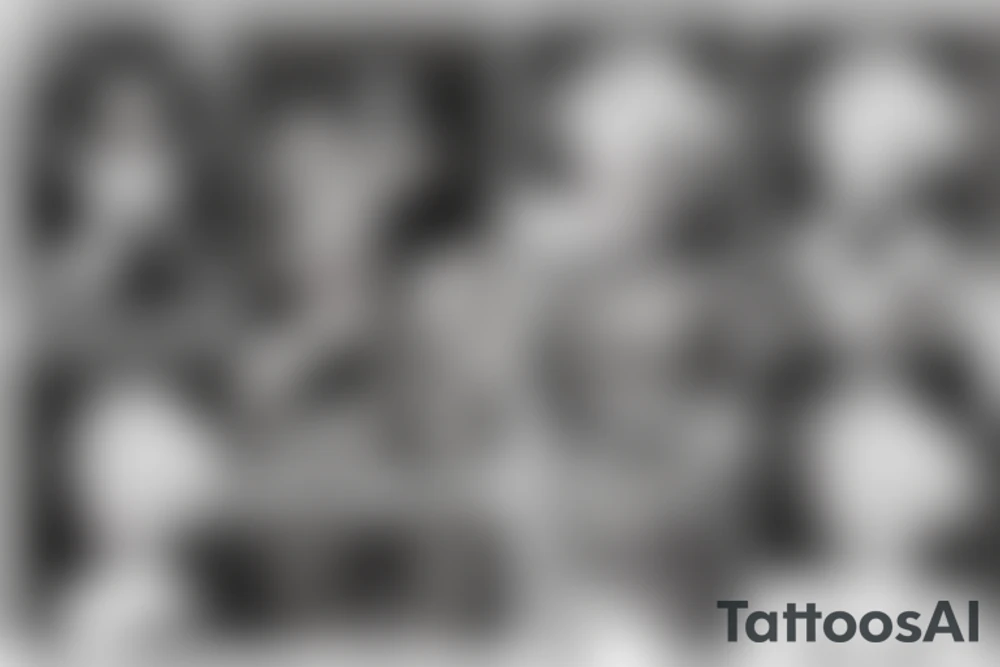 baphomet marilyn monroe tattoo idea