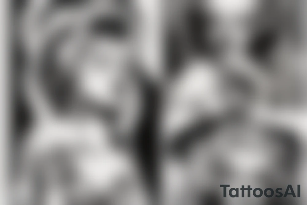 baphomet marilyn monroe tattoo idea