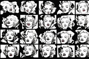 marilyn monroe roses tattoo idea