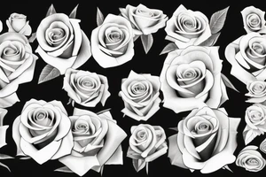 marilyn monroe roses tattoo idea