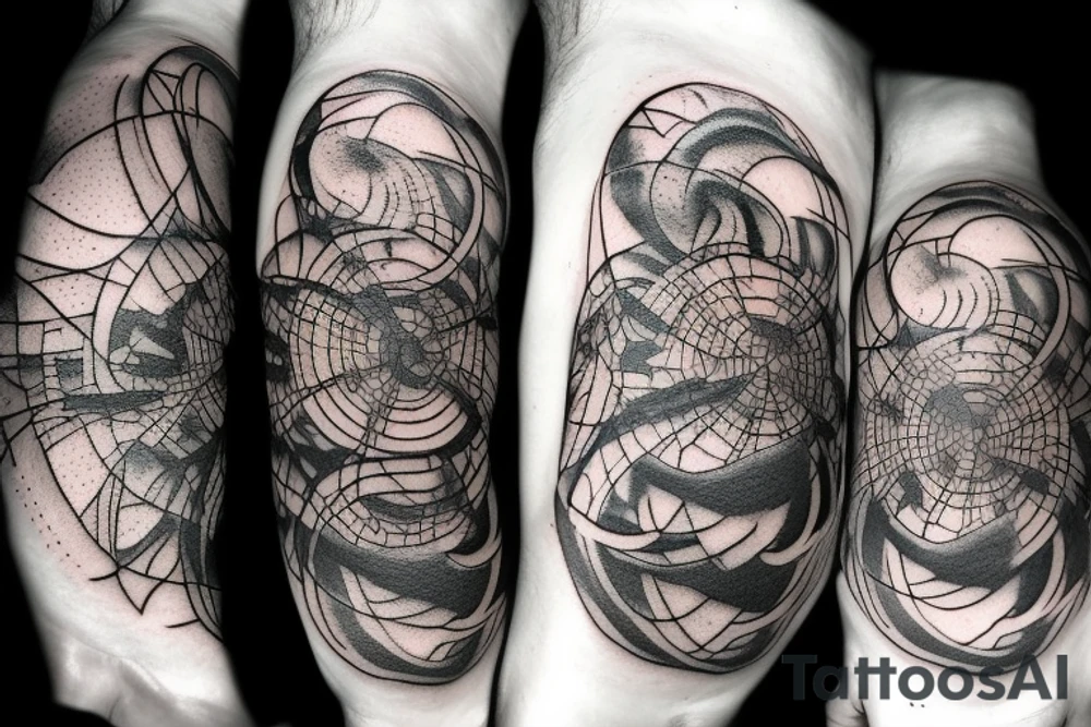 Dante's inferno inspired tattoo, including all inferno circles and creatures (Cerberus, Minos) tattoo idea