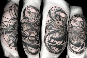 Dante's inferno inspired tattoo, including all inferno circles and creatures (Cerberus, Minos) tattoo idea