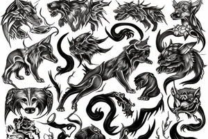 cerberus tattoo tattoo idea
