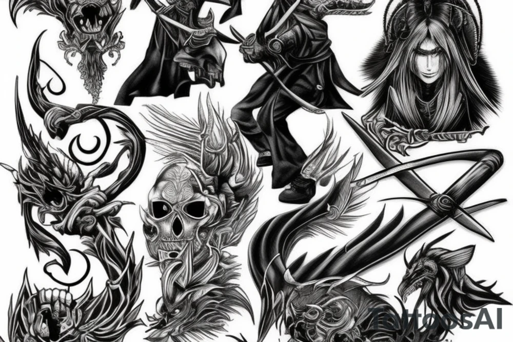 demon slayer tattoo tattoo idea