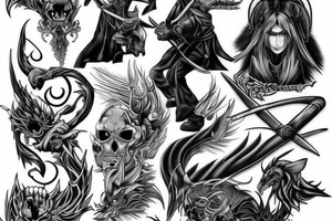 demon slayer tattoo tattoo idea