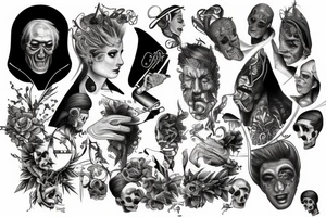 tatuaje basado en la divina comedia de dante tattoo idea