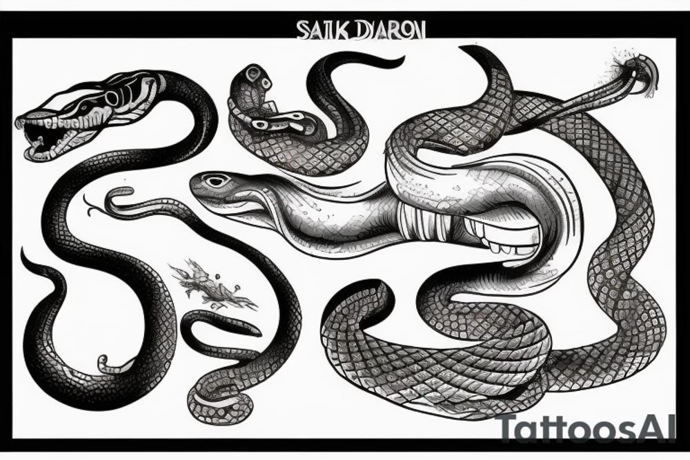 snake tattoo idea