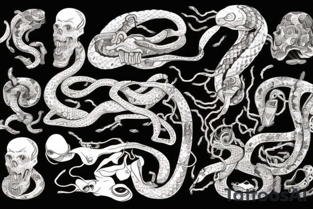 snake tattoo idea
