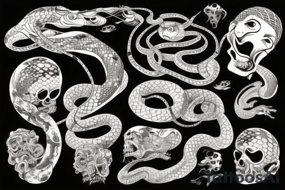 snake tattoo idea