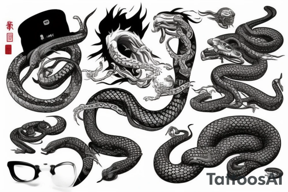 snake tattoo idea