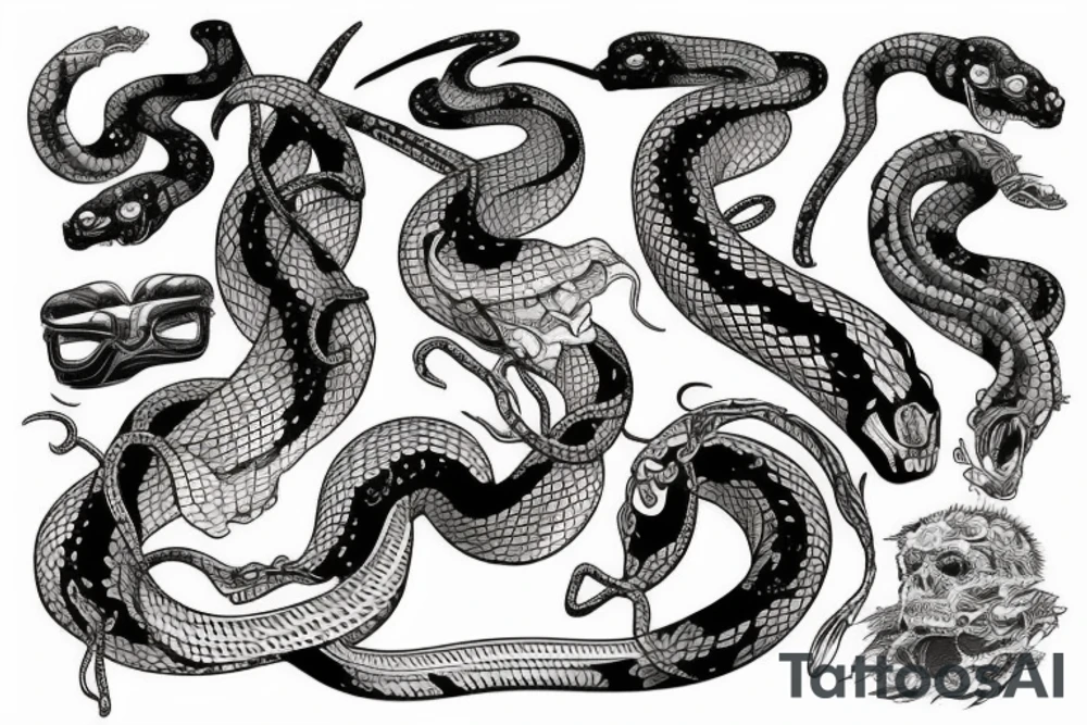 snake tattoo idea