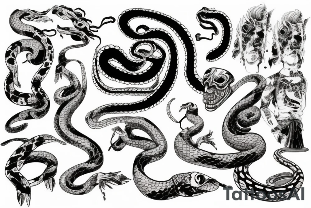 snake tattoo idea