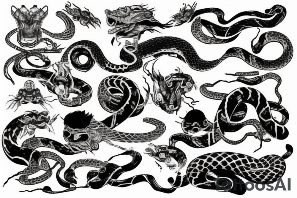 snake tattoo idea