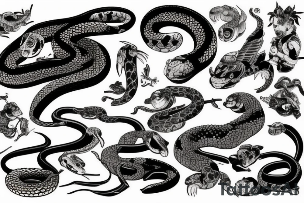 snake tattoo idea