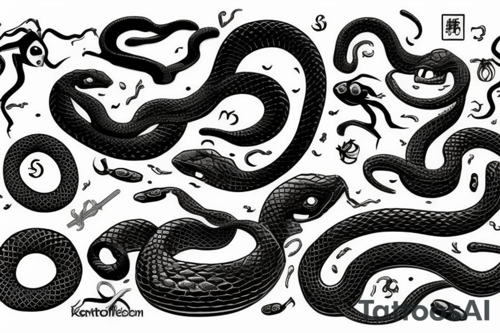 snake tattoo idea