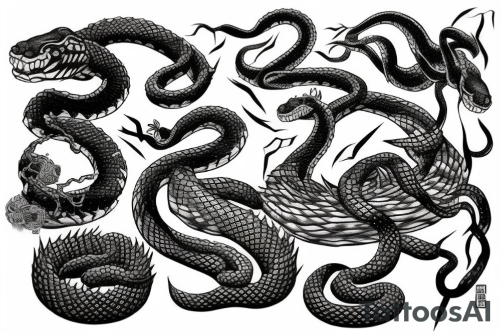 snake tattoo idea