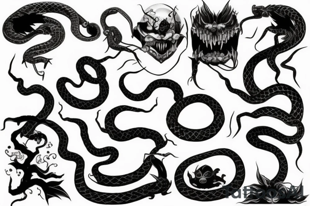 snake tattoo idea