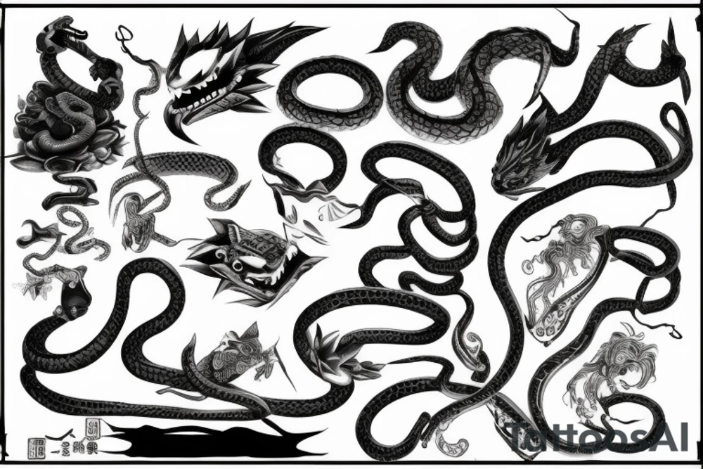 snake tattoo idea
