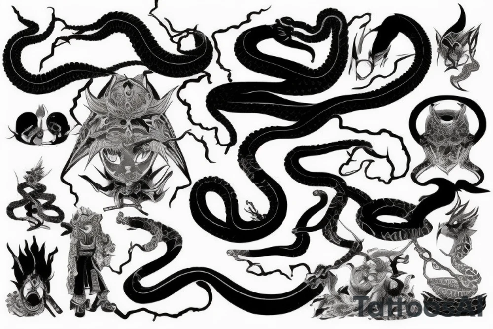 snake tattoo idea