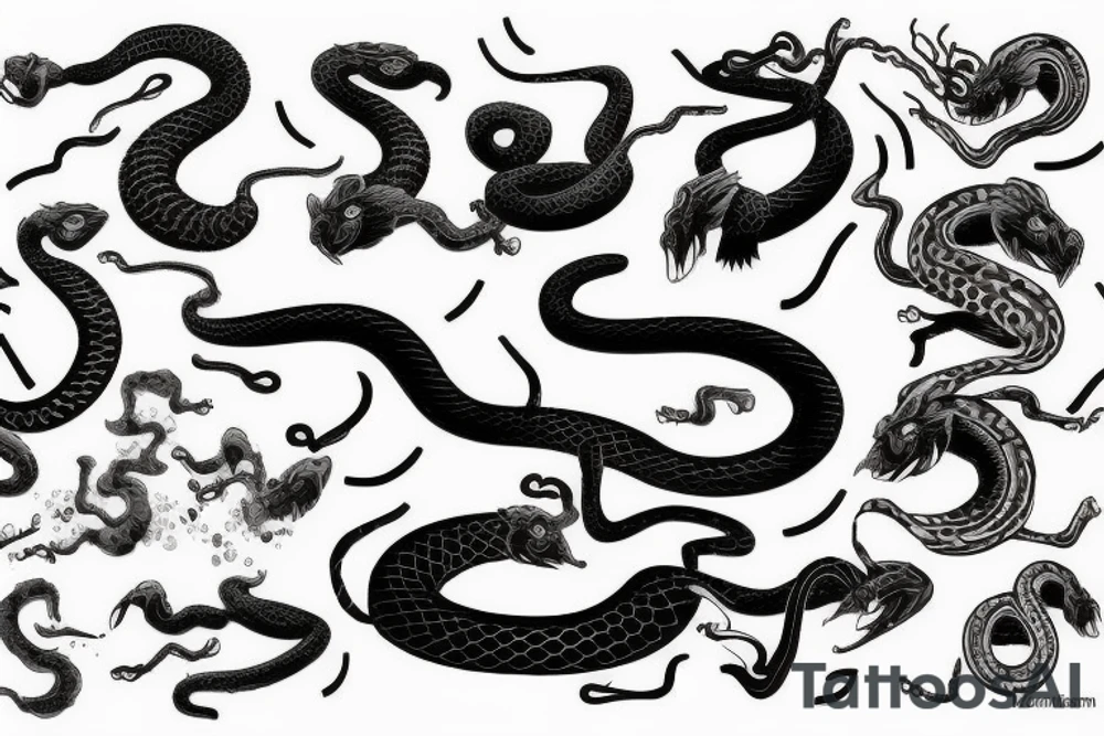 snake tattoo idea