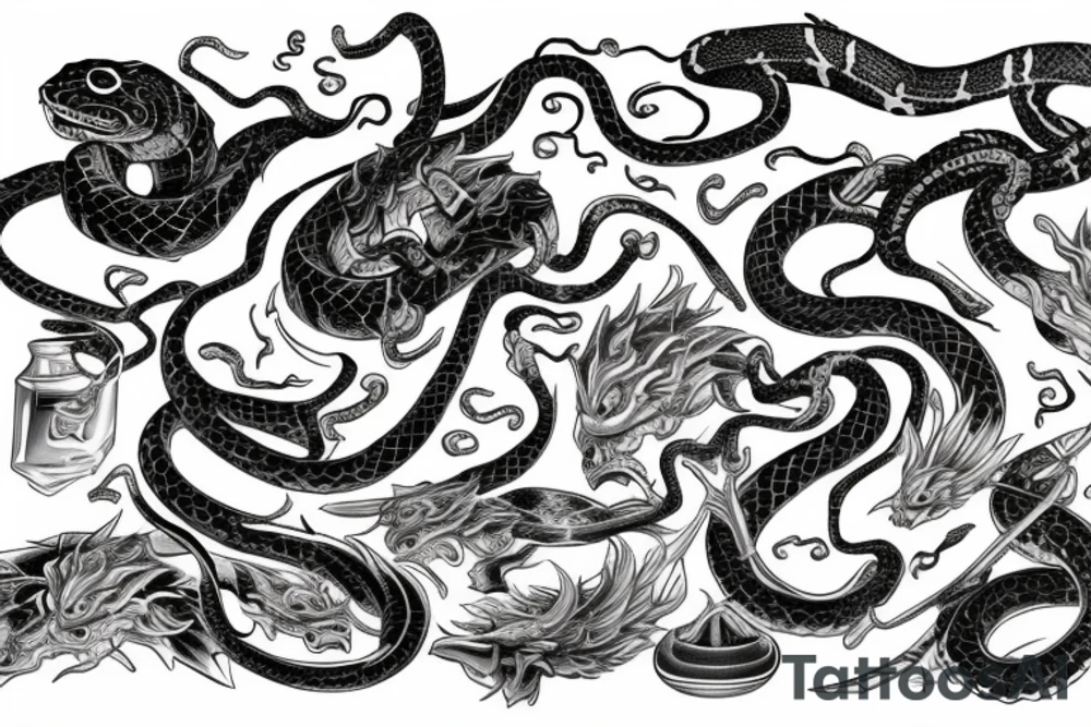 snake tattoo idea