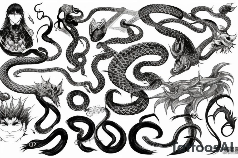 snake tattoo idea
