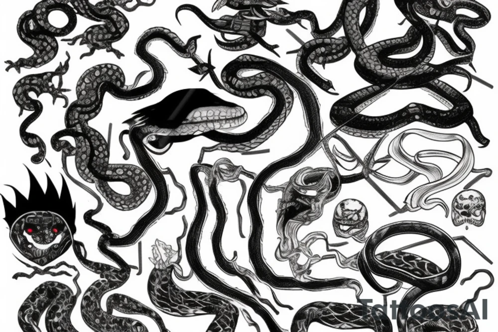 snake tattoo idea