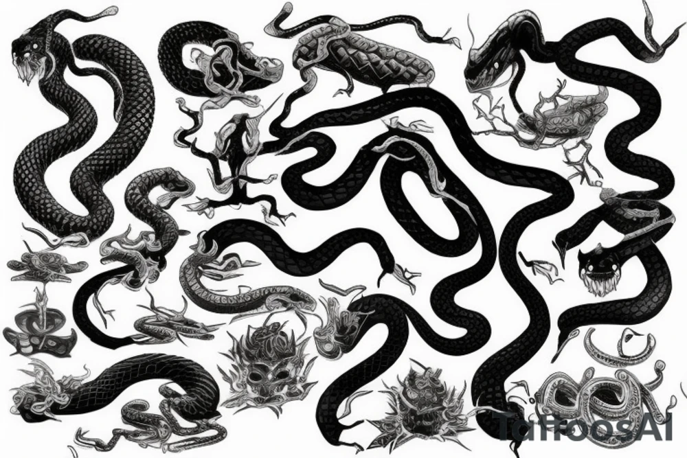 snake tattoo idea