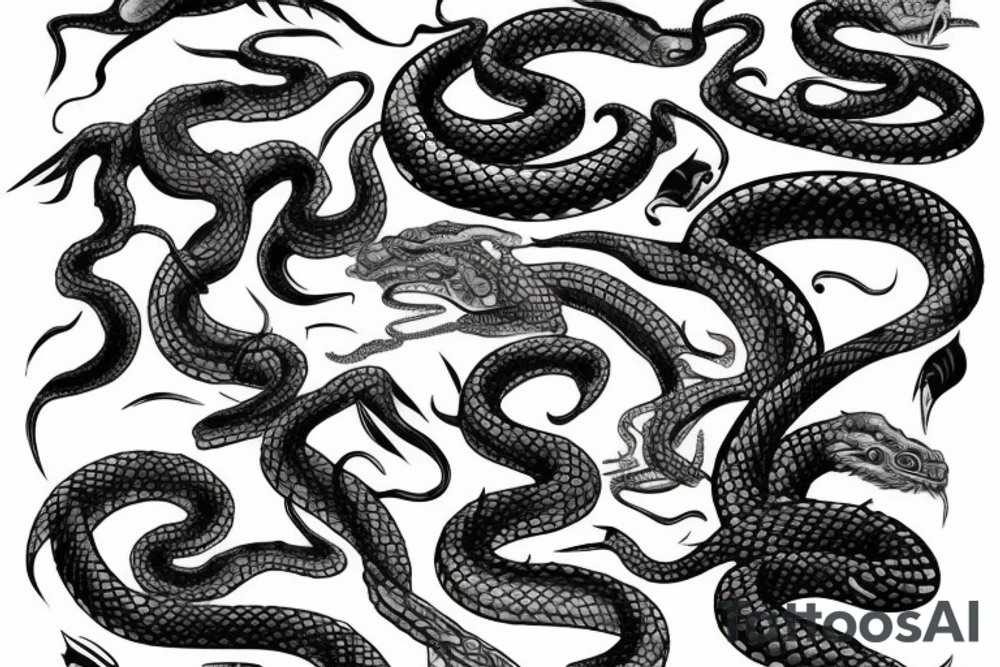 snake tattoo idea