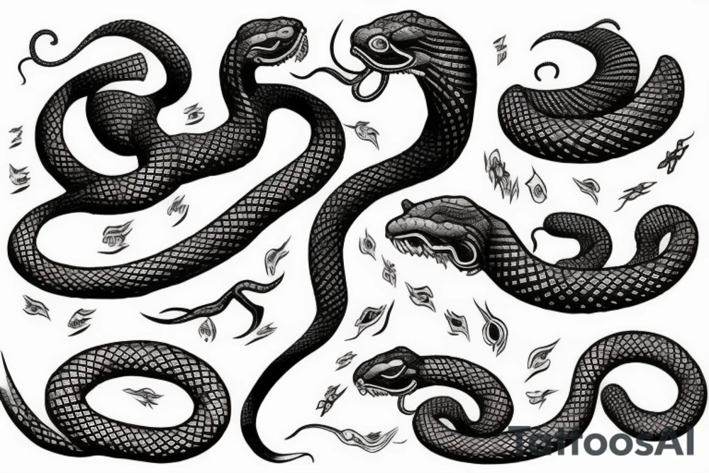 snake tattoo idea