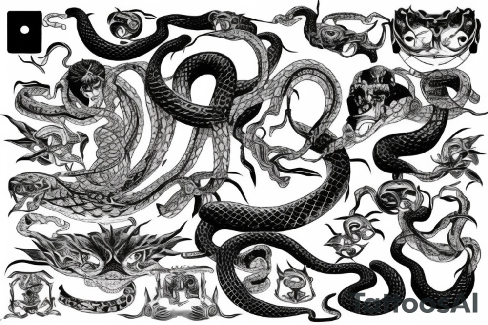 snake tattoo idea