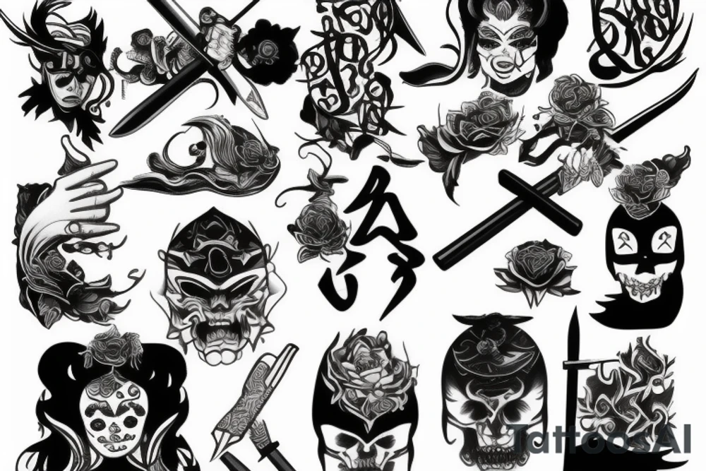 katana tattoo idea