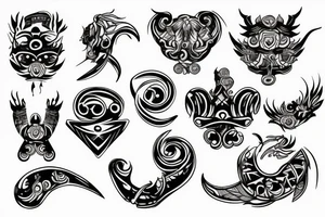 katanablade-handle tattoo idea