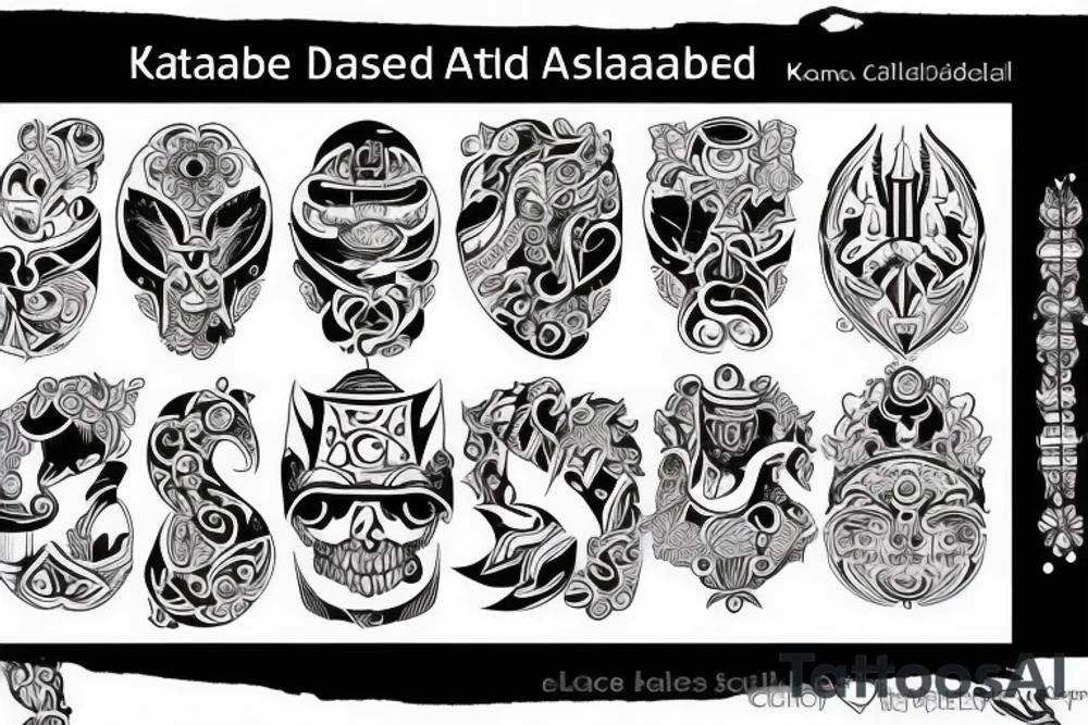 katanablade-handle tattoo idea